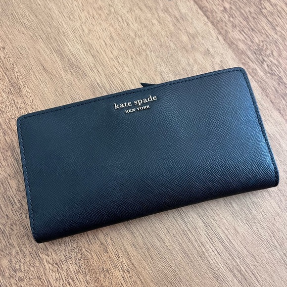 kate spade Handbags - Kate Spade Slim Black Wallet
